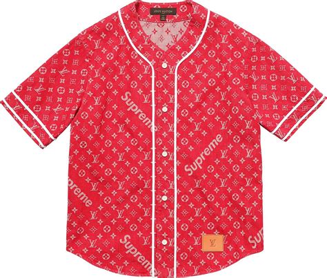 supreme x louis vuitton jersey|Louis Vuitton supreme tee price.